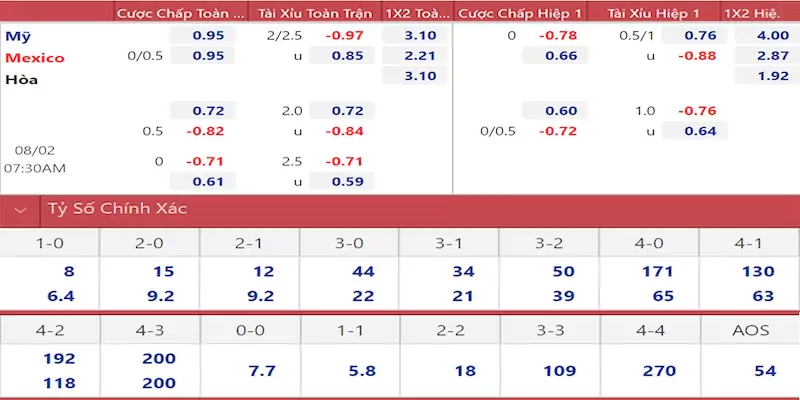 Cách đọc kèo chấp euro của nhà cái