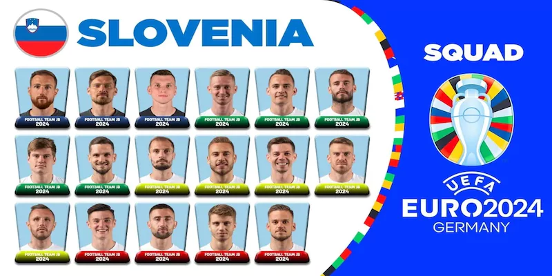 Đội hình ra sân của Slovenia tại Euro 2024